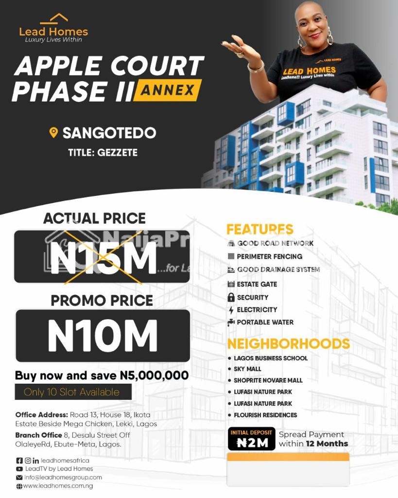 Land With Government Allocation At Apple Court Phase2 Annex